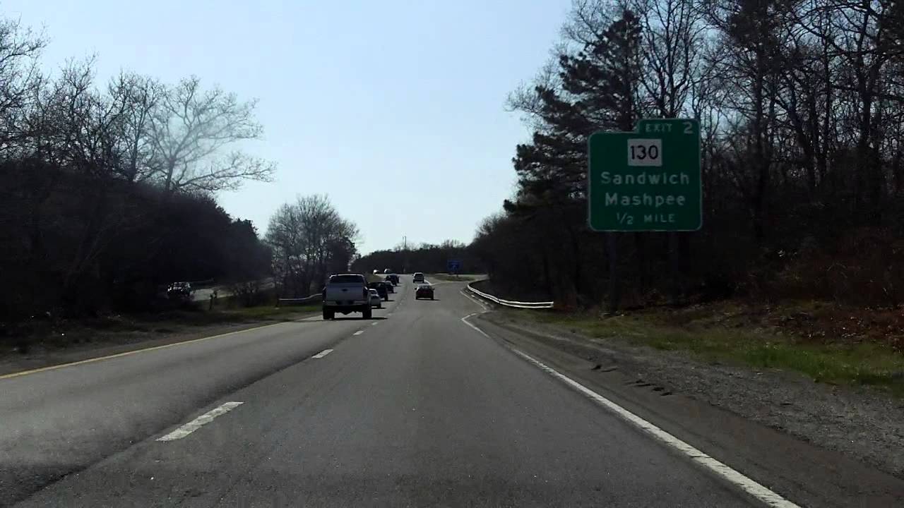 Mid-Cape Highway (US 6 Exits 4 to 1) westbound