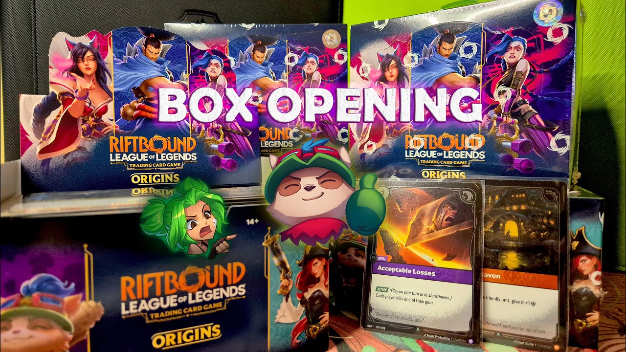 Our First Riftbound TCG Booster Box Opening! (Part 1/2)