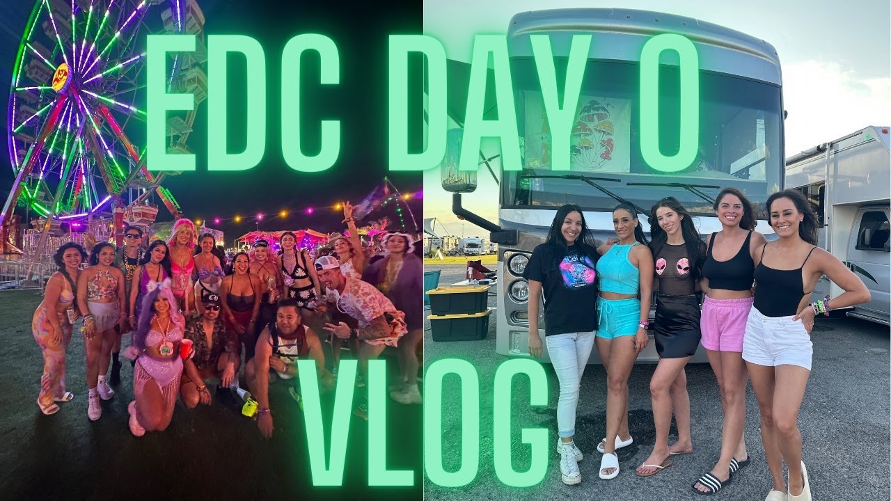 EDC DAY 0 | RV check in & camp pre party!