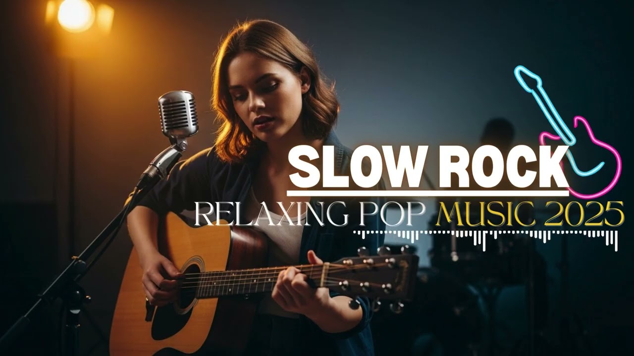 Silent Guitar on a Warm Night 🎸 | Soft Slow Rock Ballads to Calm Your Heart