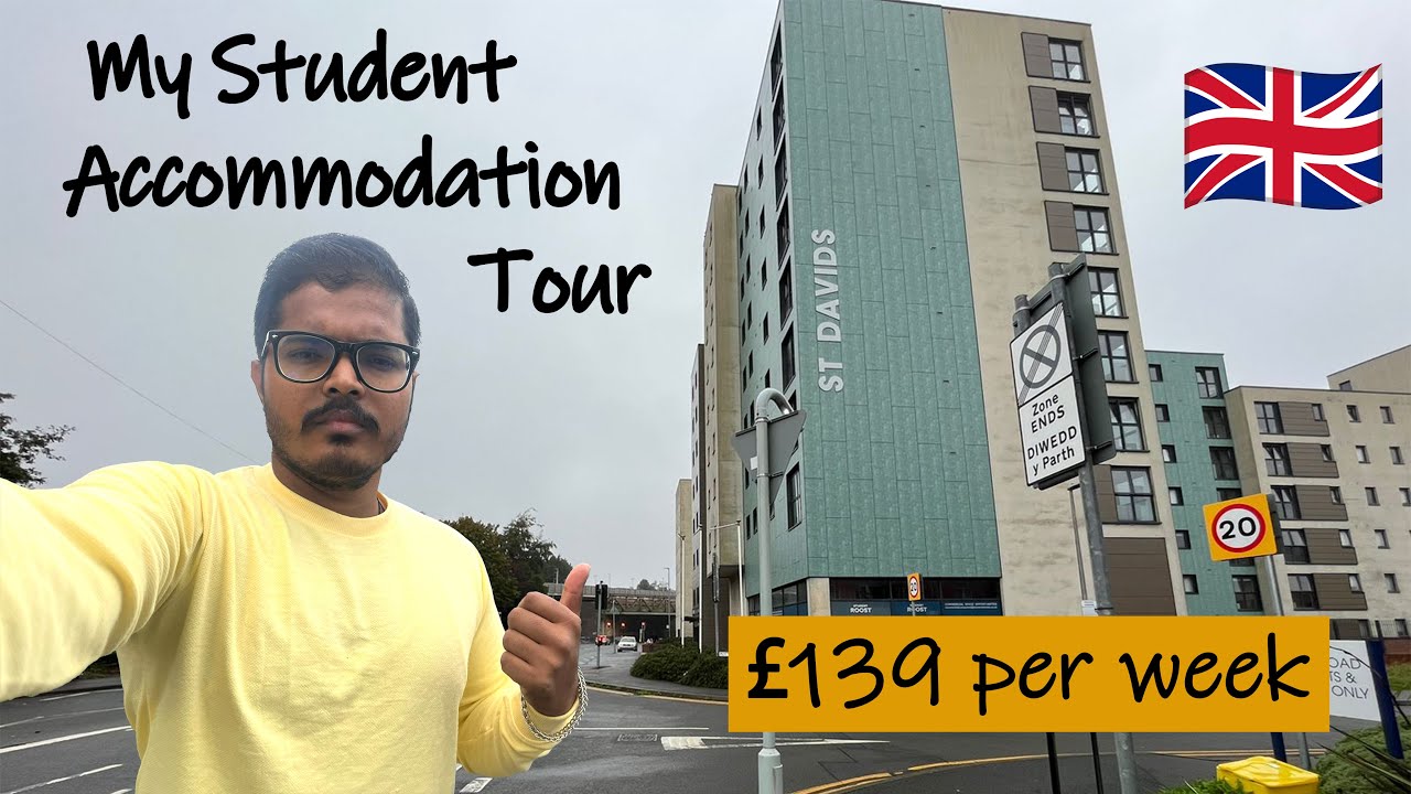 St. Davids Student Accomodation Tour| United Kingdom | Student Roost | Swansea | My Room Rent