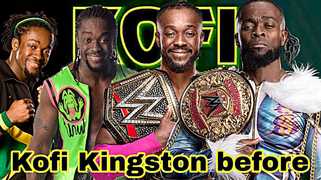 Kofi Kingston Before and After 2007-2026