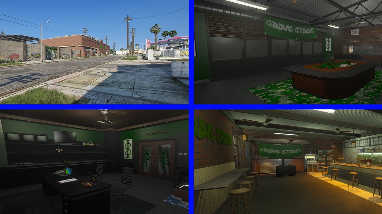 [MLO] Gang Compound Grove Street GTA V | FIVEM