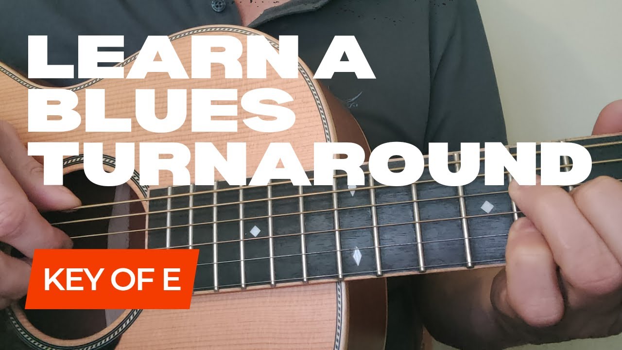 Learn a classic blues turnaround | Fingerstyle blues guitar lesson (E)