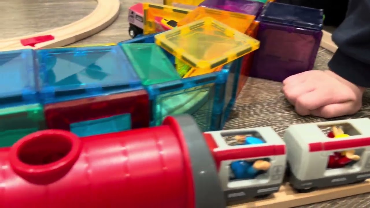Brio Train Station Fun - Counting Passengers