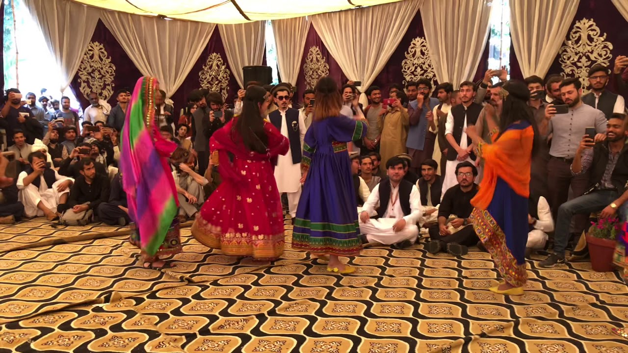 GCU Lahore Pashton Girls Attan during Pashton Culture Day 2021