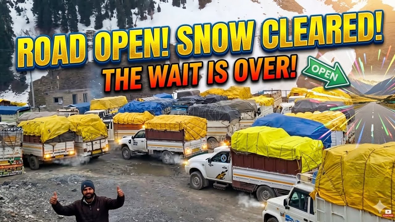 Breaking : Zojila Pass Road Open | All Passenger Vehicle moved towards Kargil.