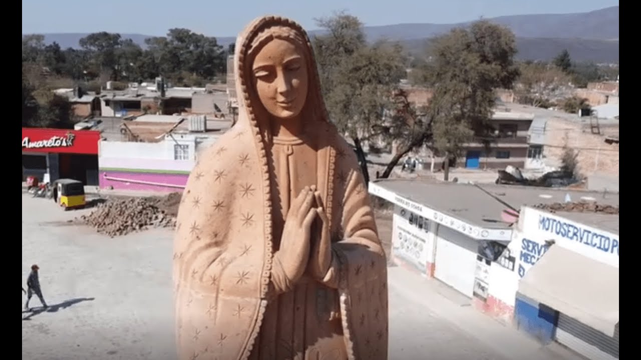 Canteras Murillo - Instalación de Virgen de 8 mts, Atotonilquillo, Jalisco.