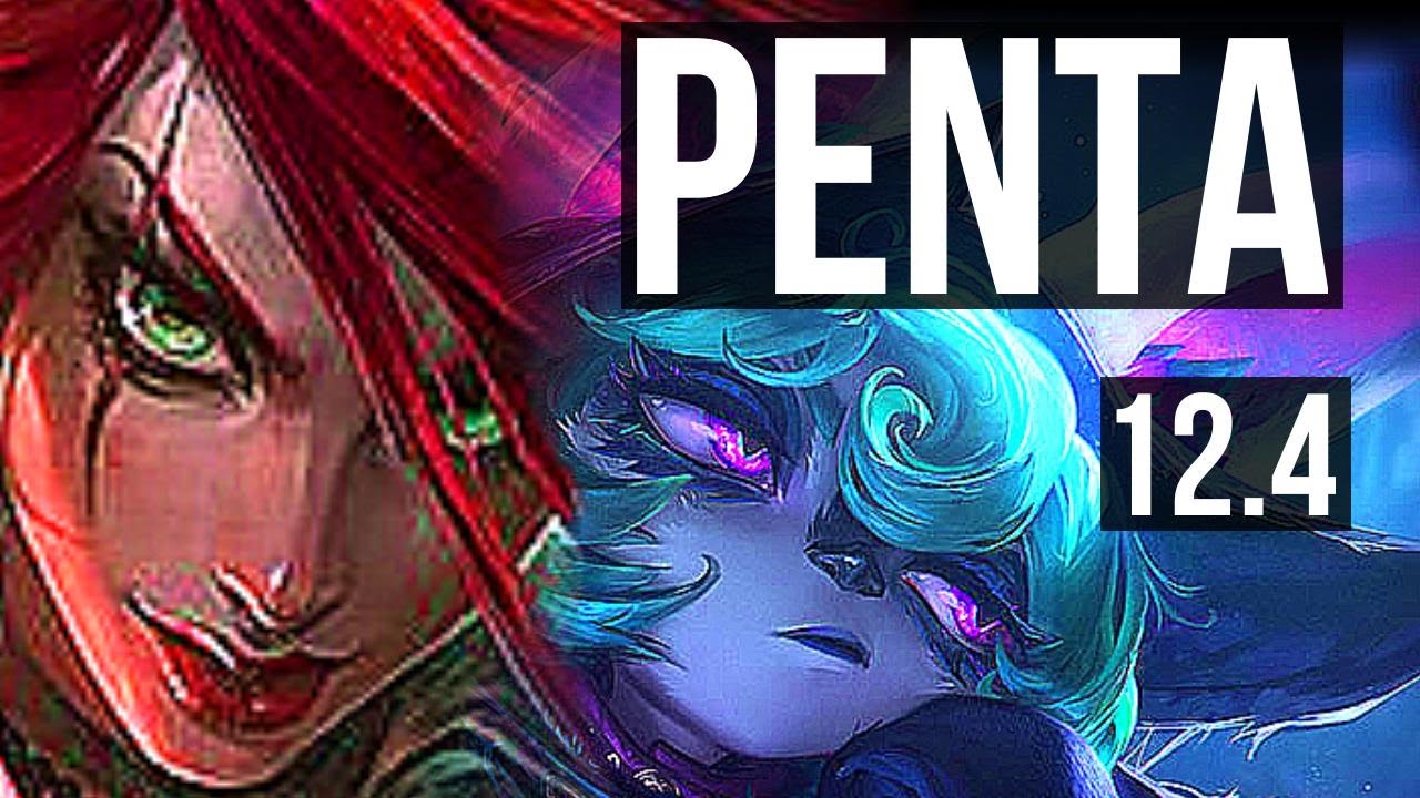 KATA vs VEX (MID) (DEFEAT) | Penta, 1.0M mastery, Dominating | KR Master | 12.4