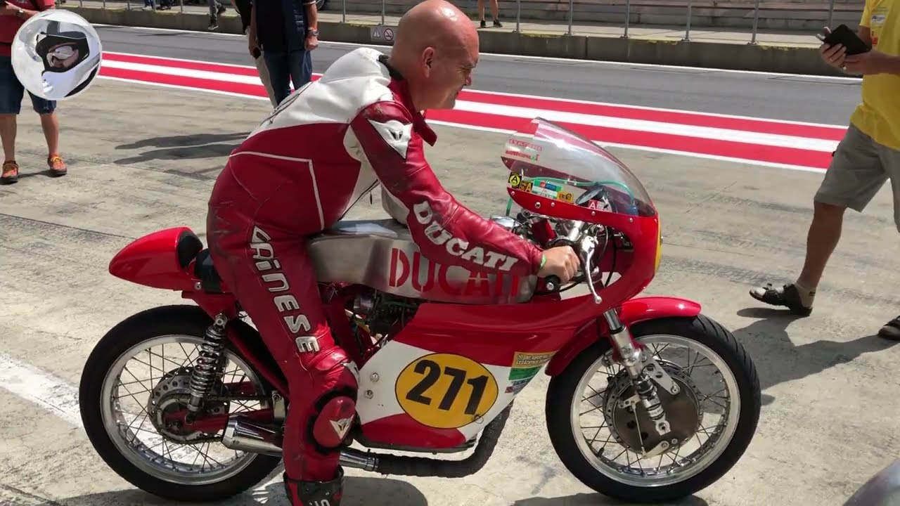 Ducati 450 Desmo Corsa - 150 секунд одноцилиндровой звуковой терапии Desmo