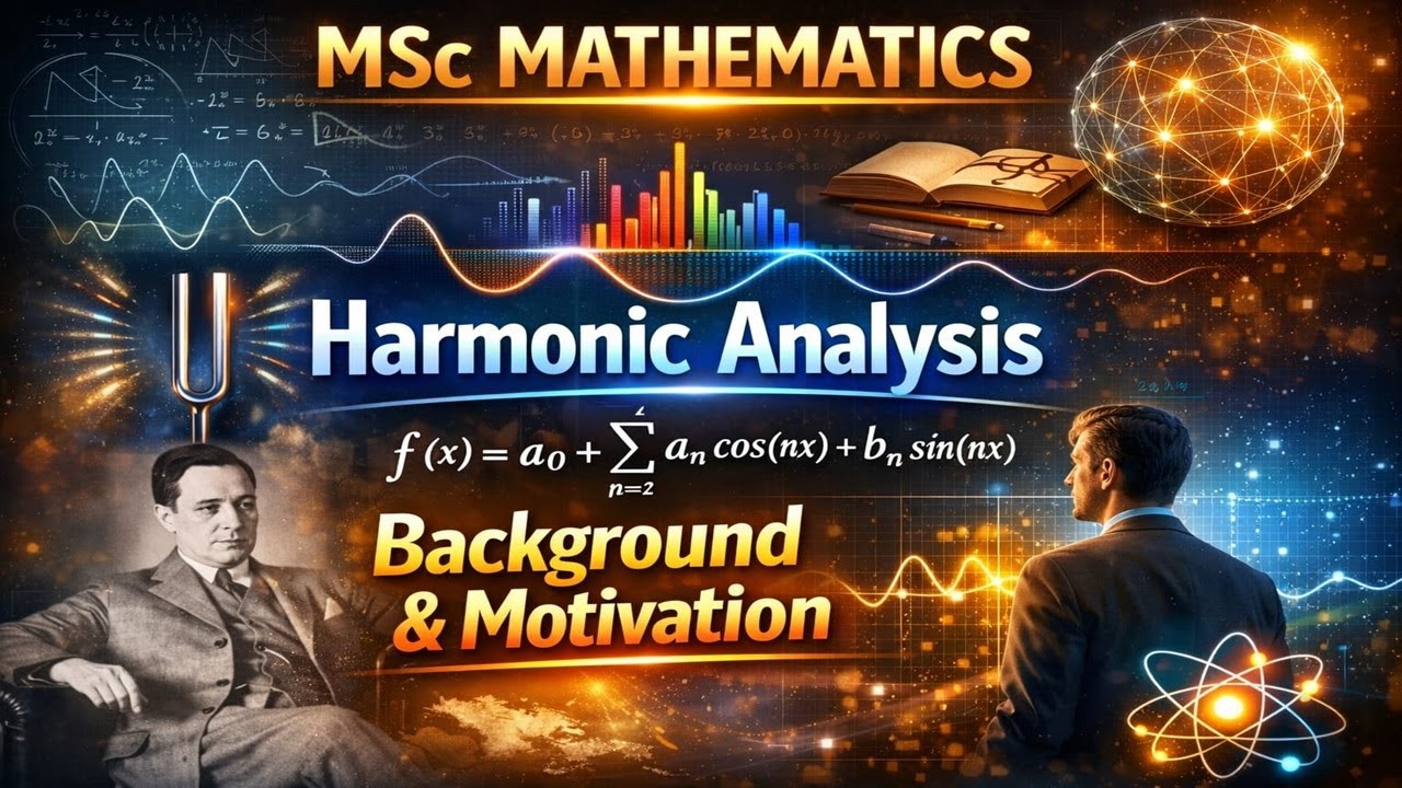 Harmonic Analysis | Lecture-0: Background & Motivation, What led to the birth of Harmonic Analysis?