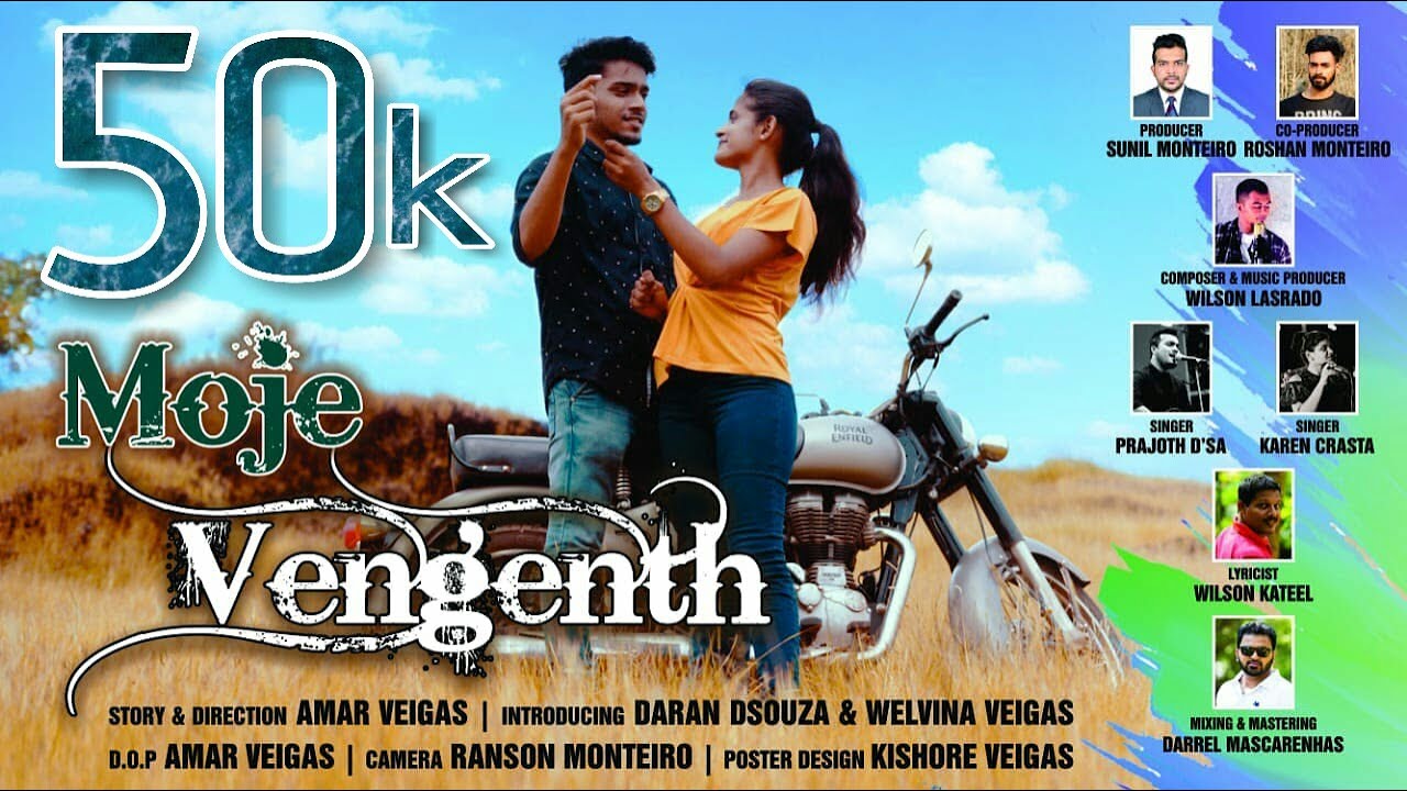 MOJE VENGENTH - KONKANI OFFICIAL MUSIC VIDEO - 2020 | PRAJOTH D'SA | KAREN CRASTA |