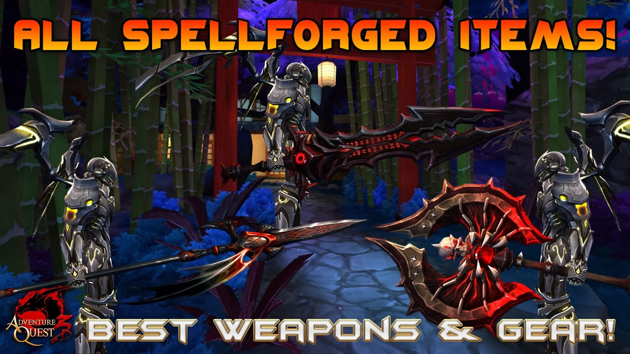 Are Spellforged Items Worth It? Let's Check All Of Them! AdventureQuest 3D