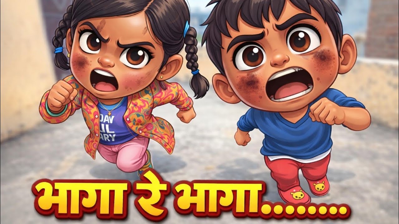बच्चों के संग मस्ती,भगवान ने भी मजाक किया