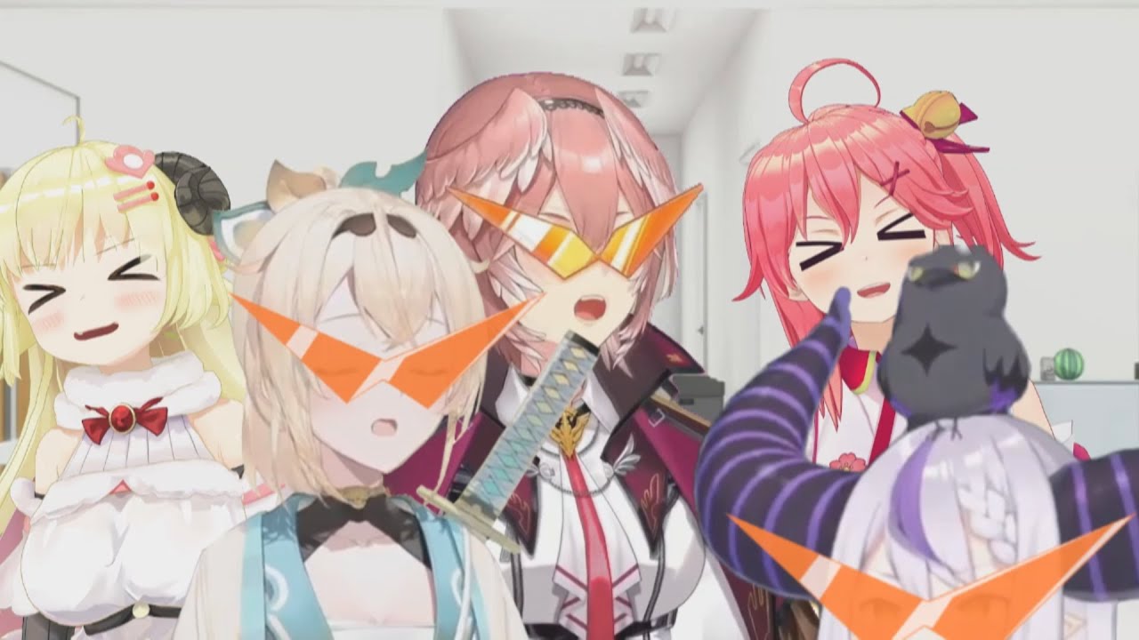 Laplus and Lui visits Hololive Office (Hololive JP Gen 6)