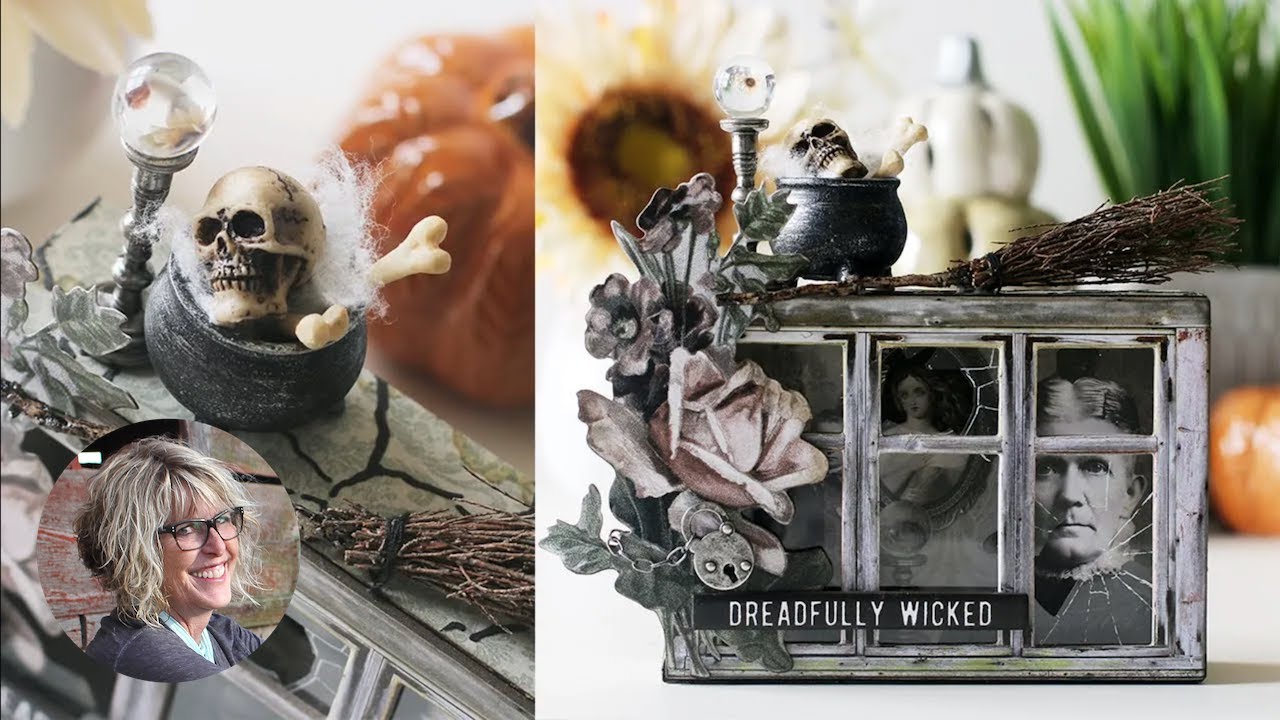 Embrace the Creepy Side of Halloween: Wicked Mixed Media with Shari Carroll