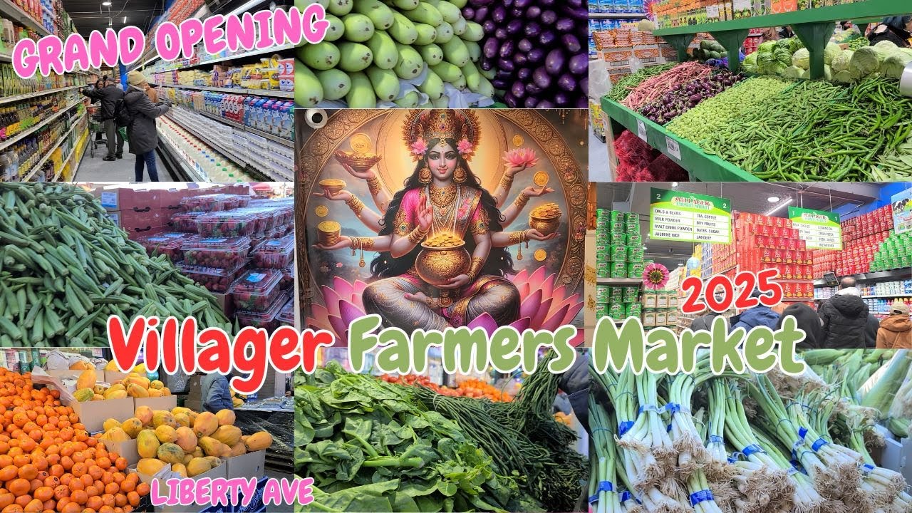 GRAND OPENING! Villager Farmer's Market 2025 Liberty Avenue Queens New York #VillagerFarmersMarket