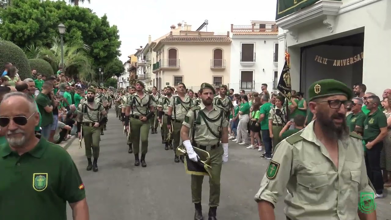 Diana 25 Aniversario | Marcha legionaria, Heroína y Alhaurín está de Fiesta -Calle Camilo José Cela
