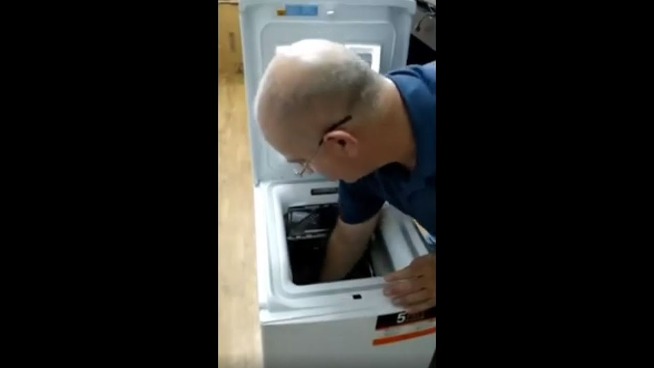 ככה מתקינים מכונת כביסה פתח עליון של Indesit