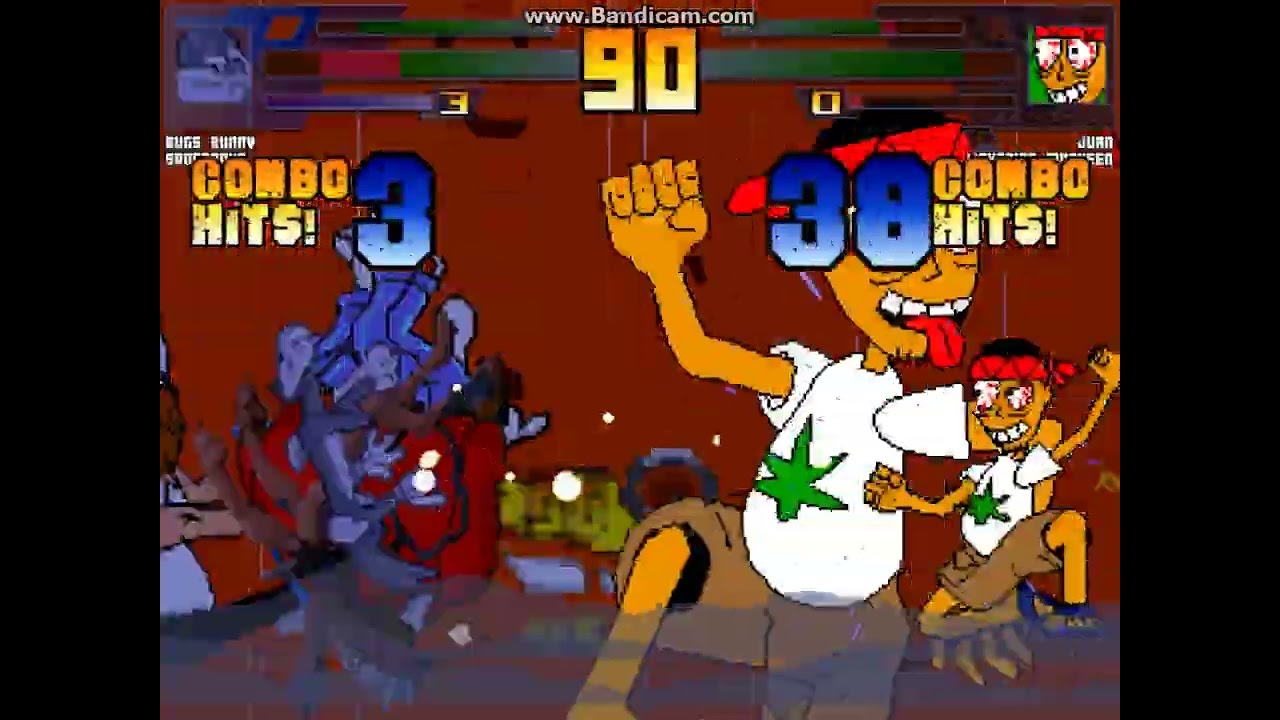 MUGEN battle #7624: Team Bugs Bunny vs Team Juan