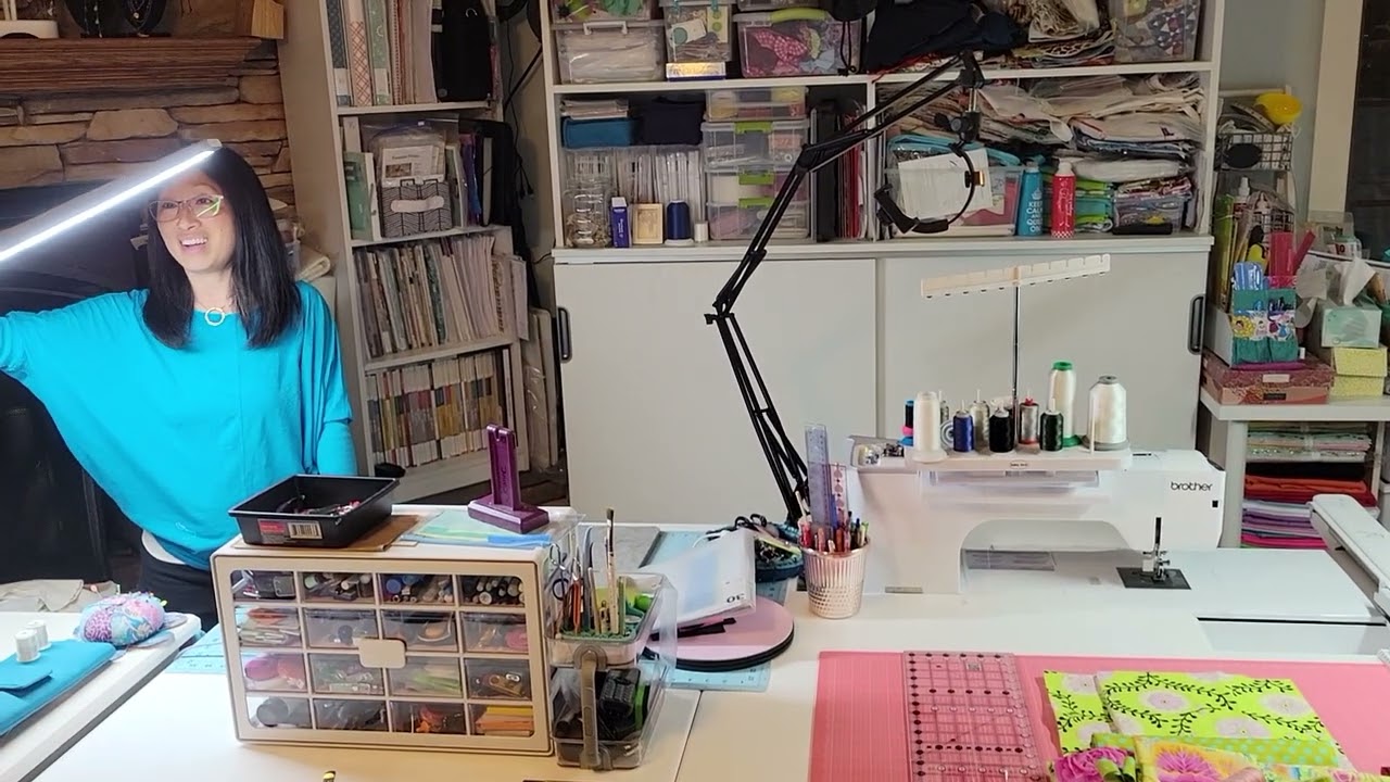A1 Reno's Jeanne Demos's the Daylight Lights in her sewing room