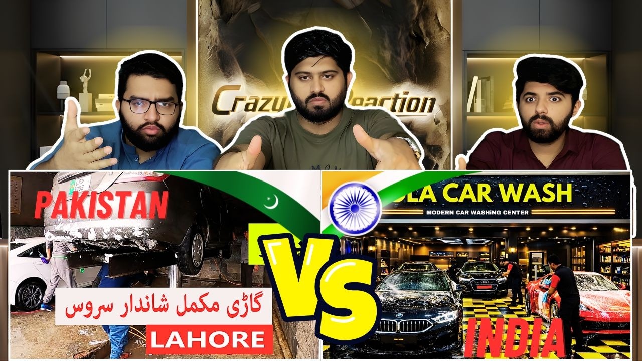 Reaction On India Vs Pakistan Automatic Car Wash | तुलना | Pakistani Reaction 🔥
