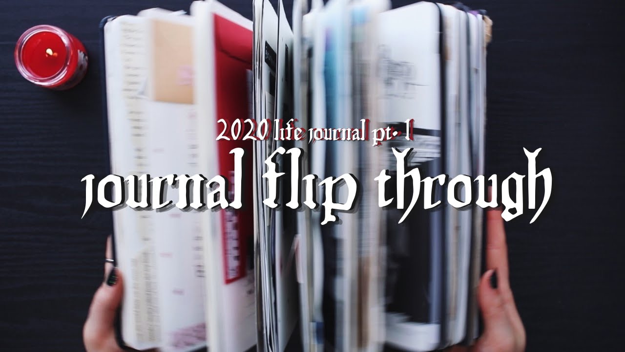 2020 JOURNAL FLIP THROUGH ☾✧ life journal part one (jan - sep)