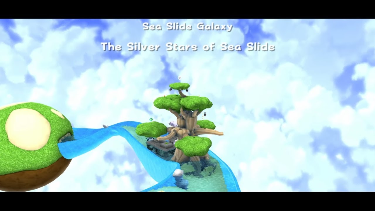 The Silver Stars of Sea Slide - Super Mario Galaxy Walkthrough
