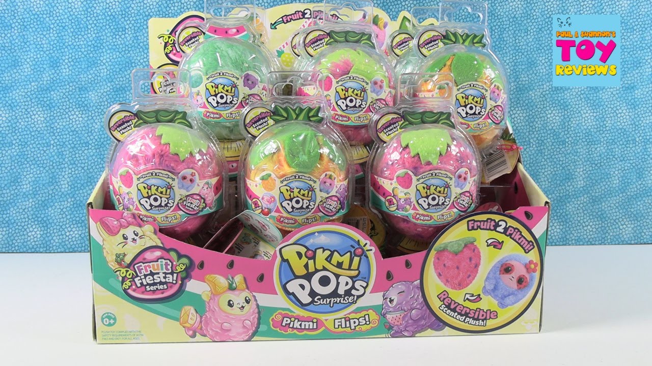 Pikmi Pops Surprise Fruit Fiesta Pikmi Flips Unboxing Review | PSToyReviews