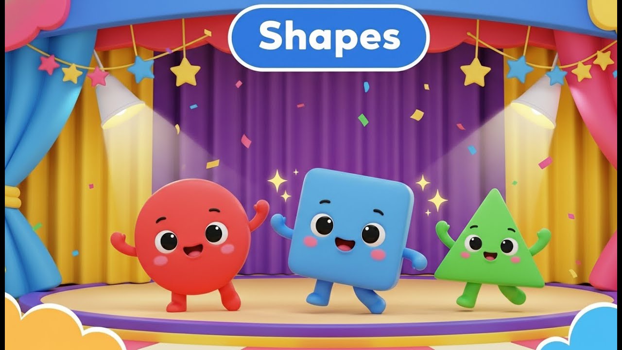 Shapes Song | Nursery Rhymes & Kids Songs #kids #kidssong