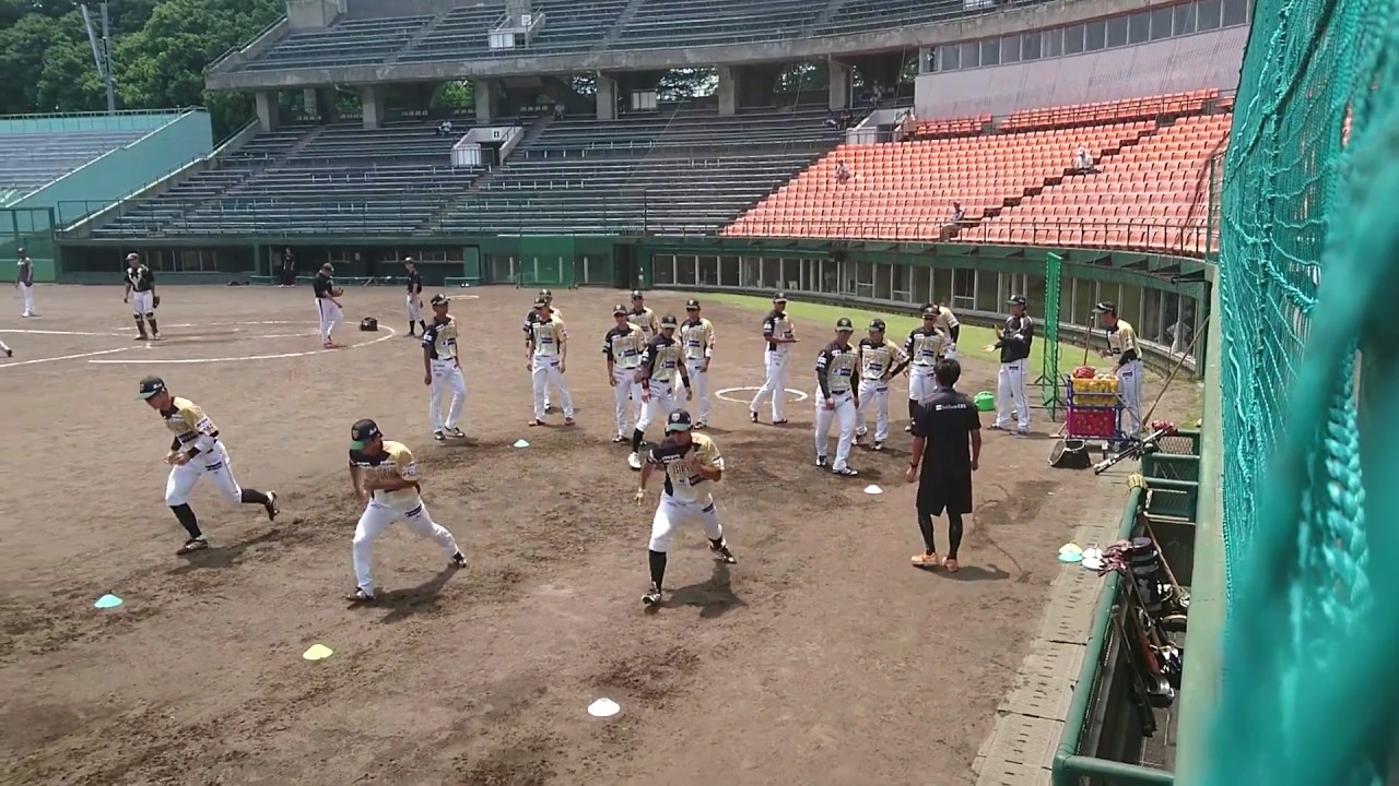 試合前リズムアップ（１）【BC栃木】後期開幕戦 2017年6月23日at栃木県営（栃木ゴールデンブレーブス）