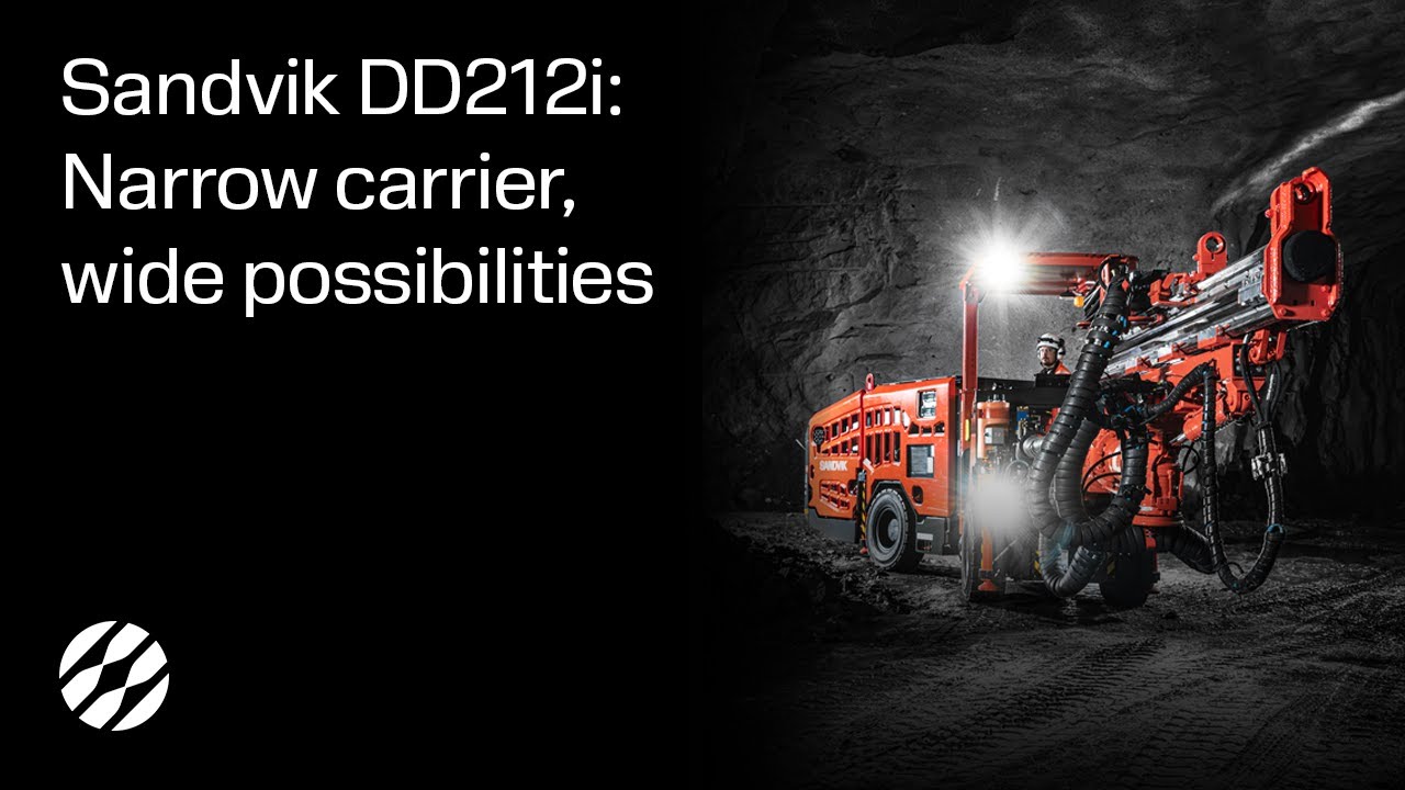Sandvik DD212i: Narrow carrier, wide possibilities