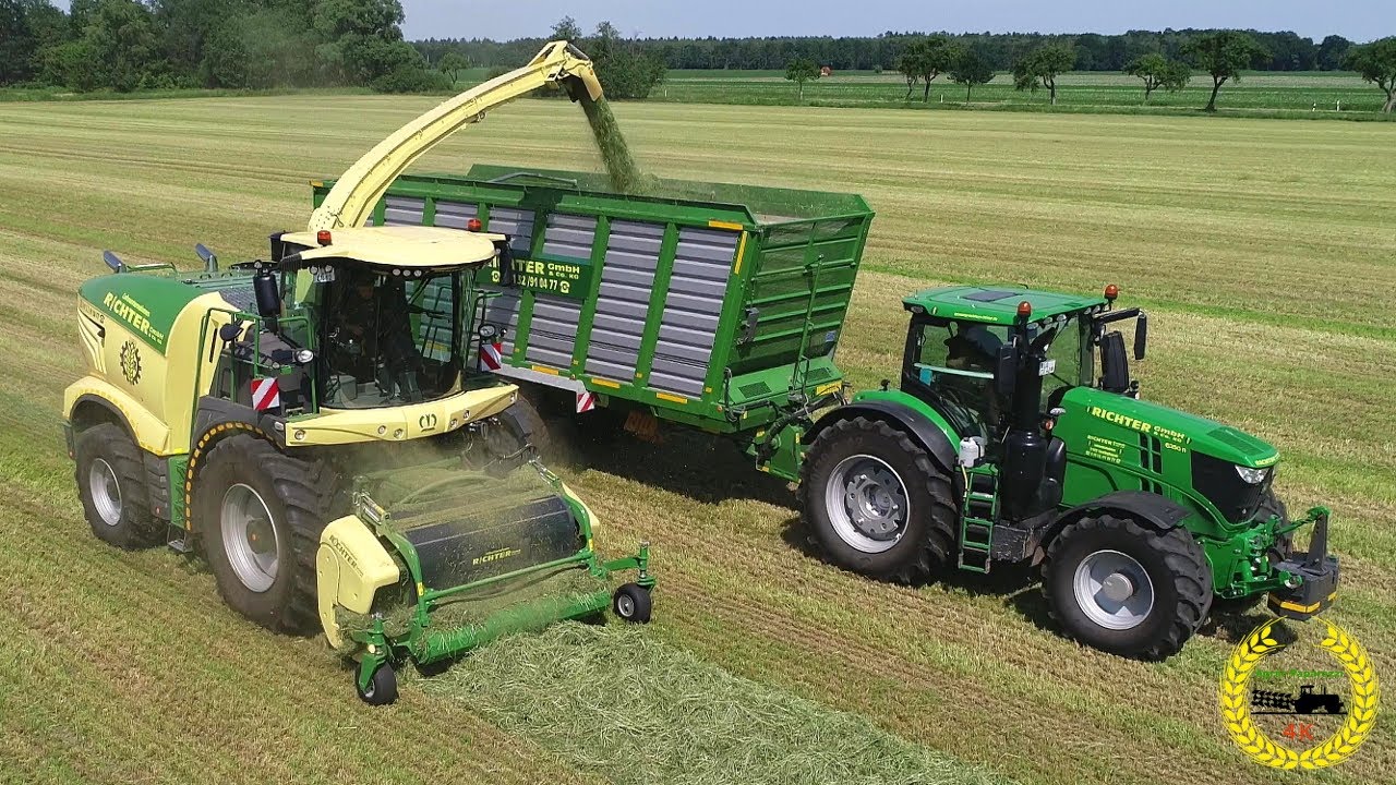 Krone BIG X 1180 / 1156 PS / Grass Ernte / LU Richter / John Deere / Bergmann / Claas / Fendt