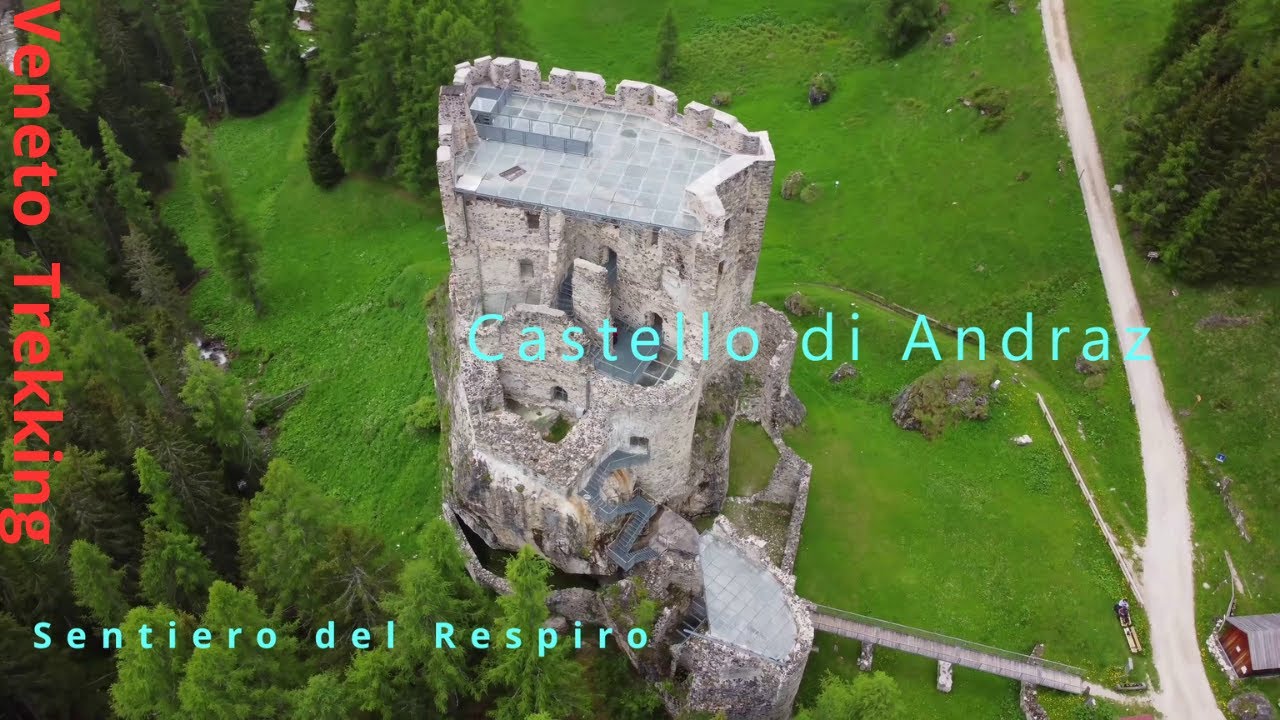 Castello sulla roccia Andraz , il respiro del sentiero