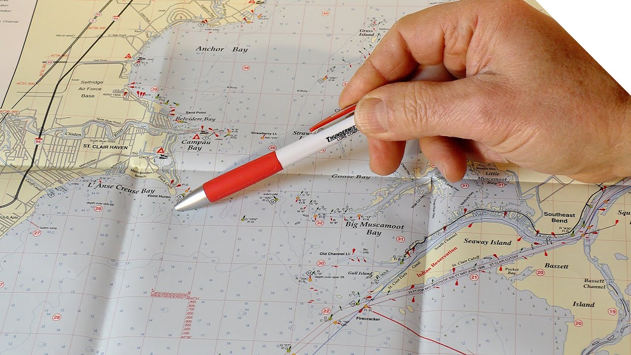 Как найти места скопления рыбы с помощью карты