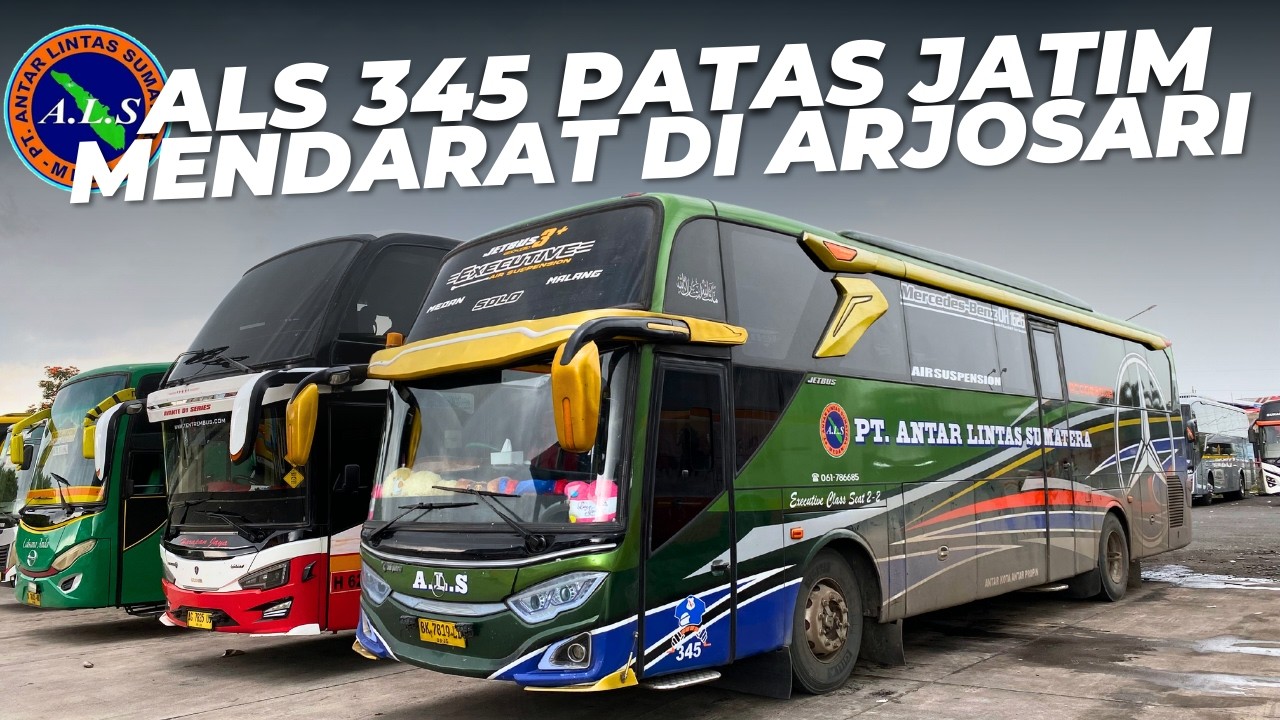Bus ALS 345 Mendarat di Arjosari || Rosalia Malang - Bandung jemput penumpang