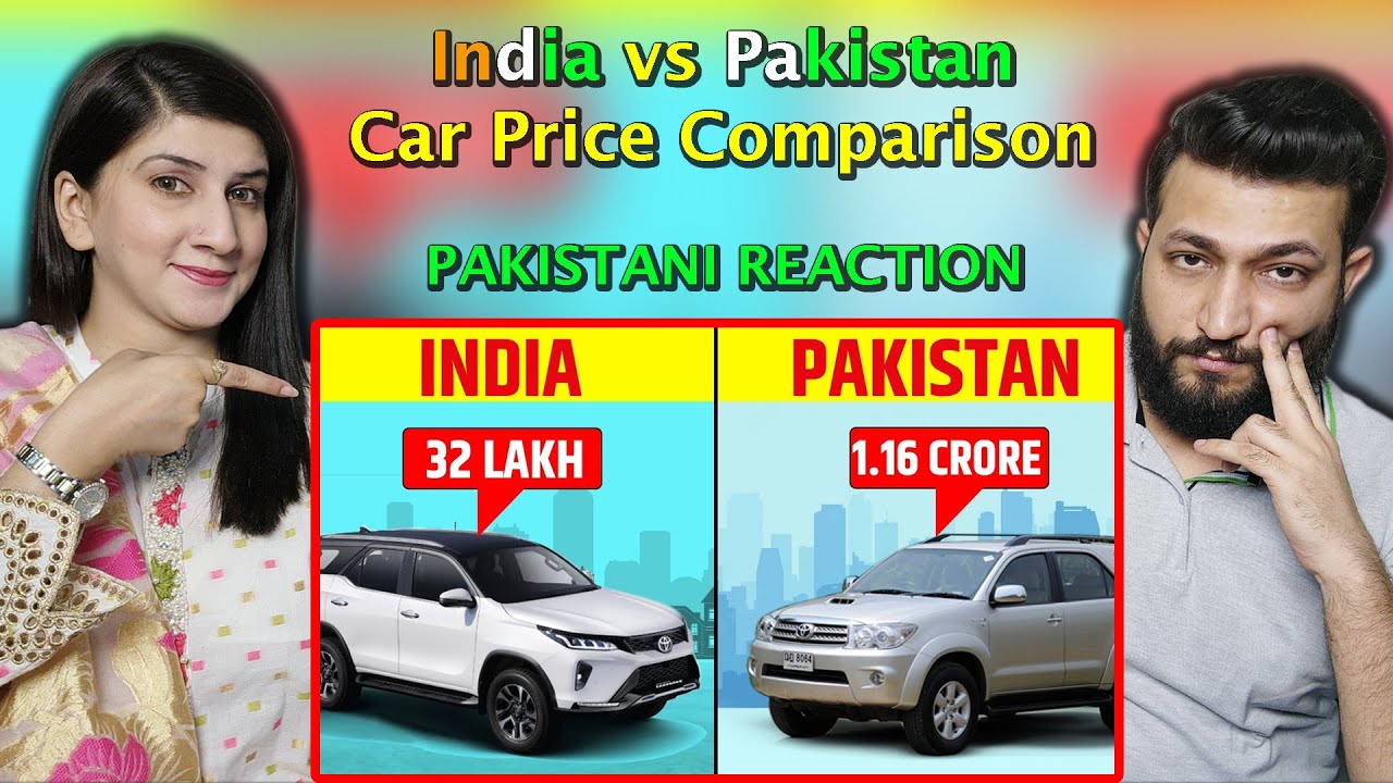 Indian Cars VS Pakistani Cars || India vs Pakistan Car Price Comparison || PAKISTAN REACTION