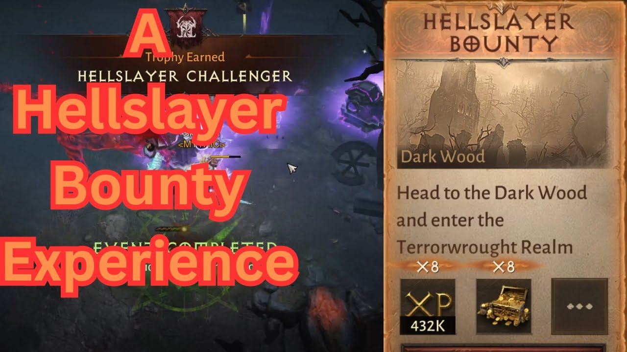 Trying Hellslayer Bounty Experience Start to Finish | Diablo Immortal
