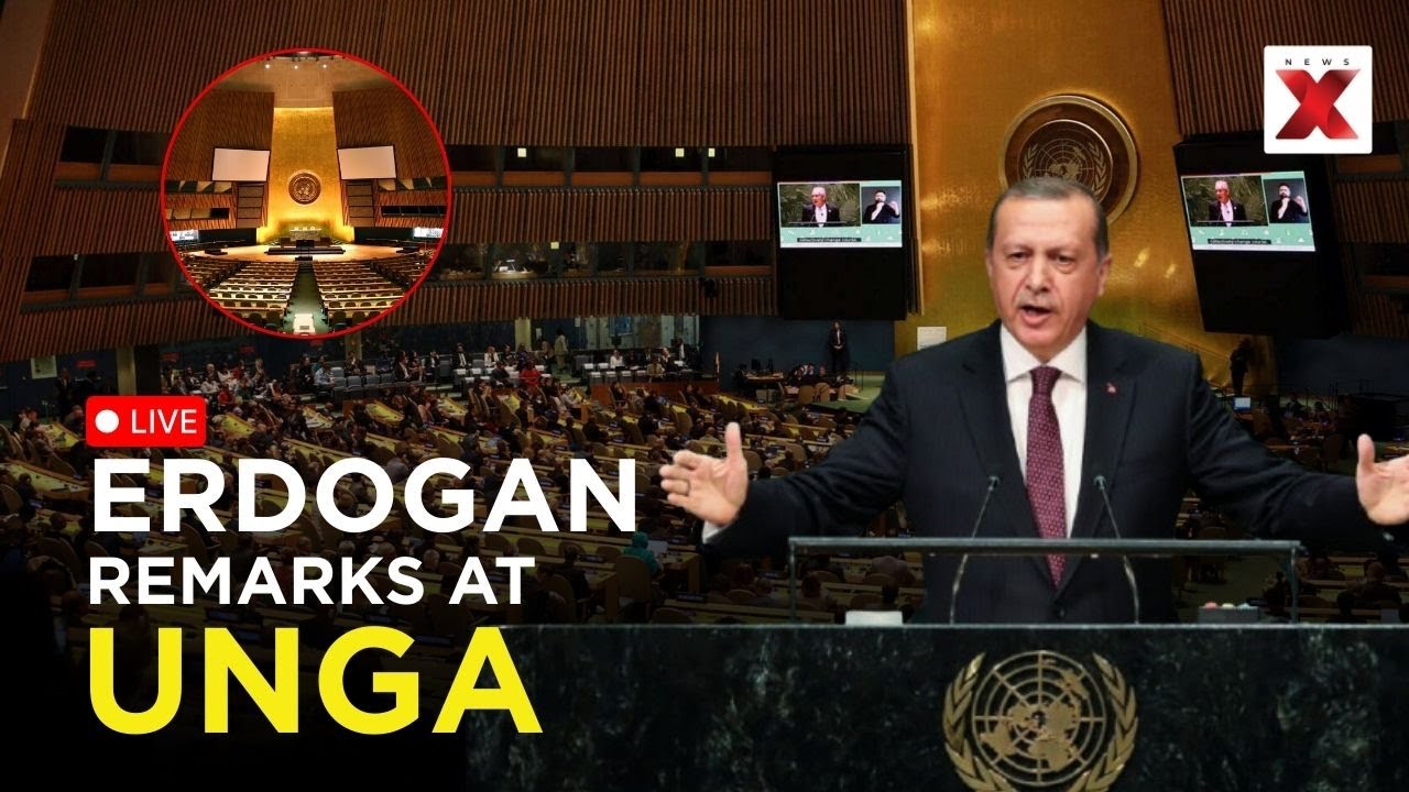 Erdogan Remarks UNGA LIVE: Calls on nations to recognise Palestine | UNGA 2025 | Turkey