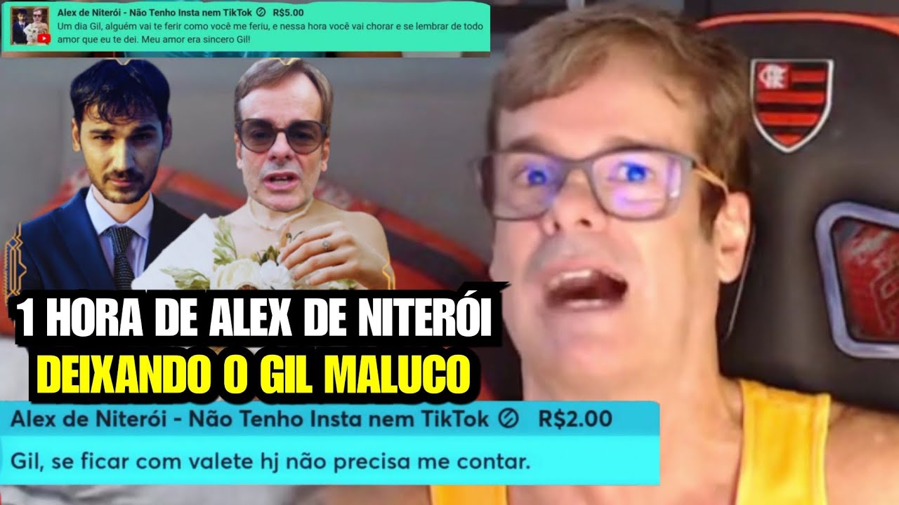 1 HORA DE ALEX DE NITERÓI DEIXANDO O FERNANDO GIL MALUCO NA LIVE PARTE 4