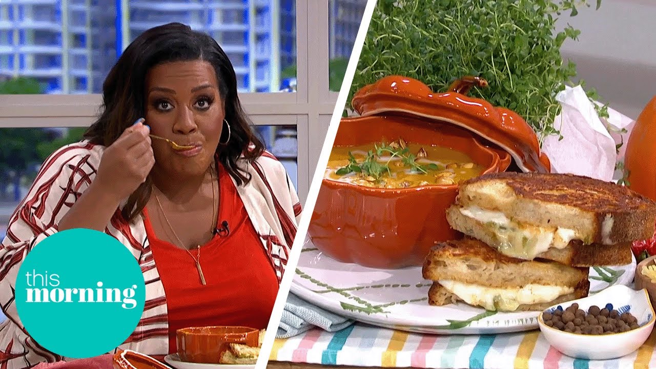 April Jackson’s Spiced Pumpkin Soup With A Cheese Toastie | This Morning