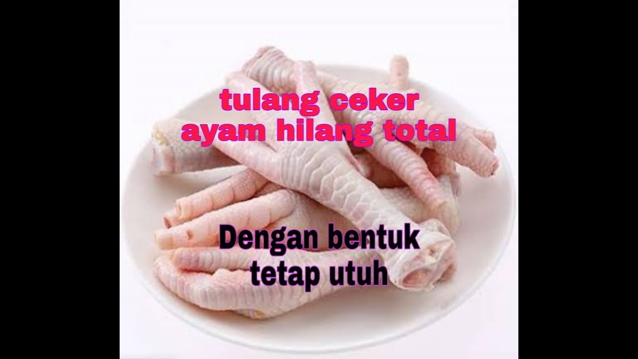 cara mudah membuang tulang ceker ayam