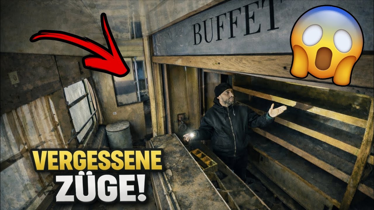 Wir finden verlassene Zugwaggons😱 Unglaublicher Lost Place‼️