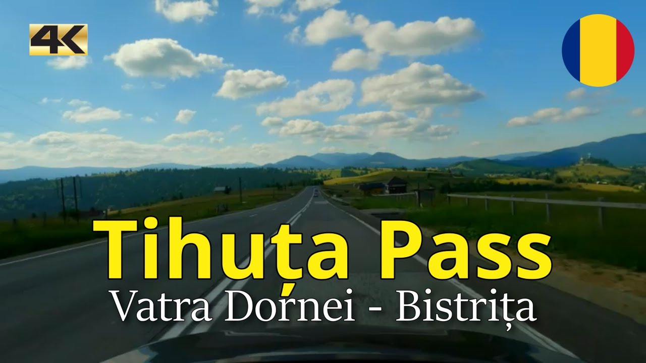 Summer driving Tihuța Pass in Romania | 2023 | 4K