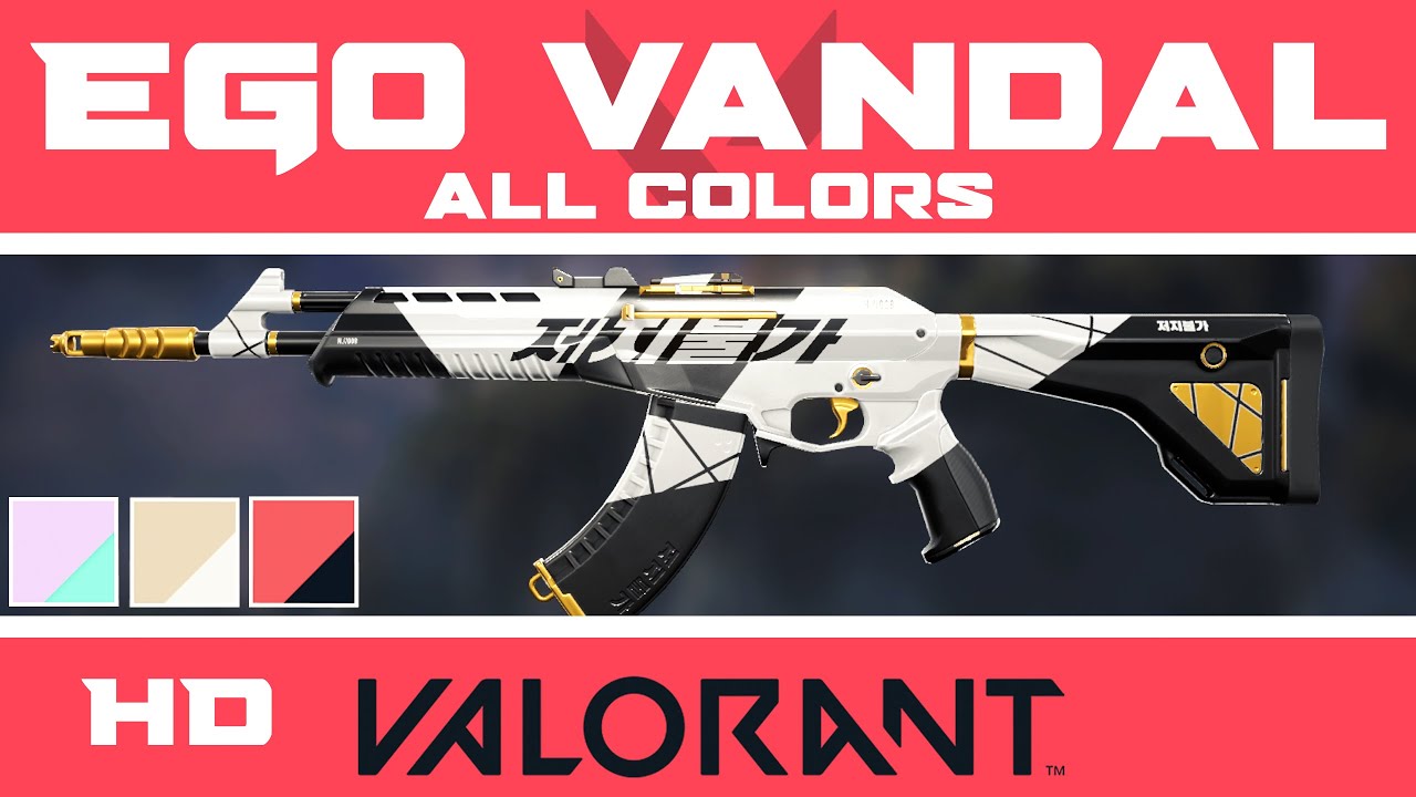 Ego Vandal VALORANT Skin | ALL COLORS IN-GAME | Skins HD Showcase