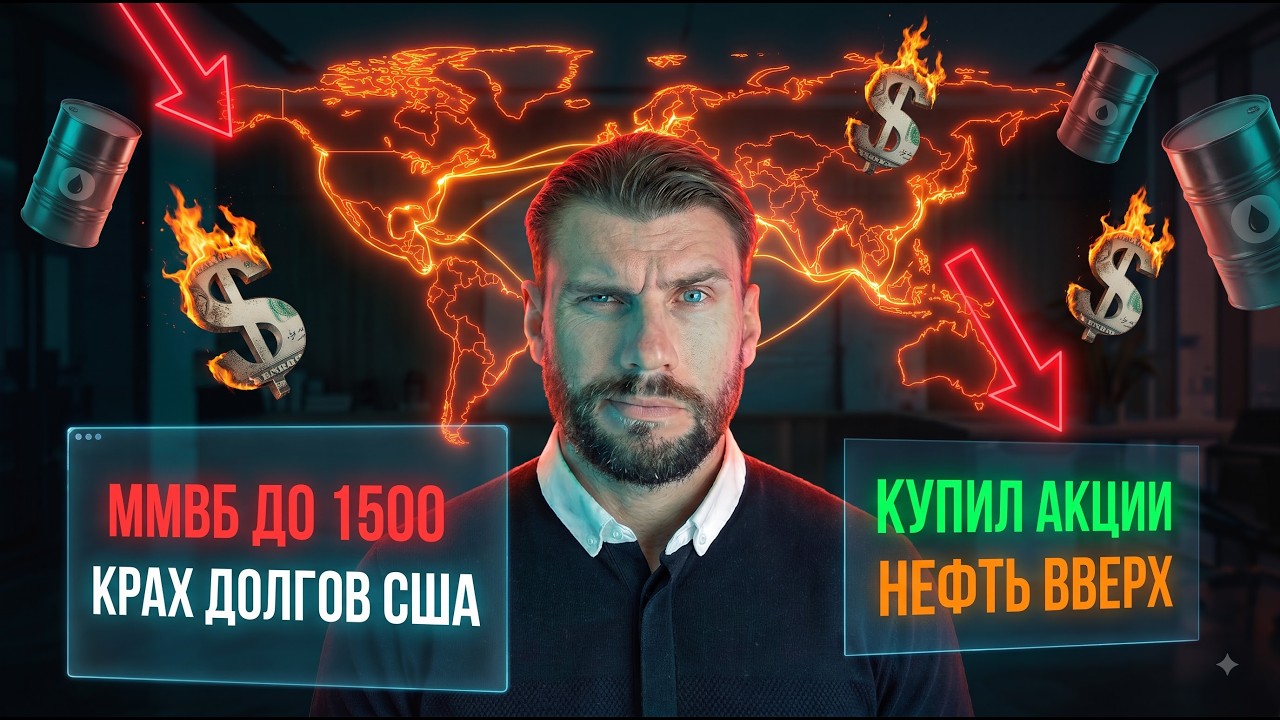 КУПИЛ АКЦИИ! IRUS на 4000? Карта танкеров, крах долгов США и цель ММВБ 1500