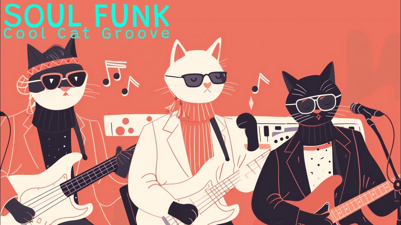 Cool Cat Groove | Chill Soul-Funk Playlist with Cats