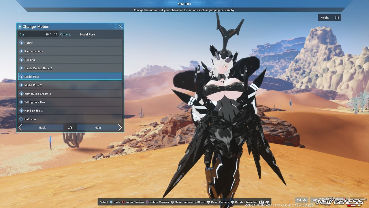 PSO2 NGS Character Creation Tutorial, Armored Kabuto Mia