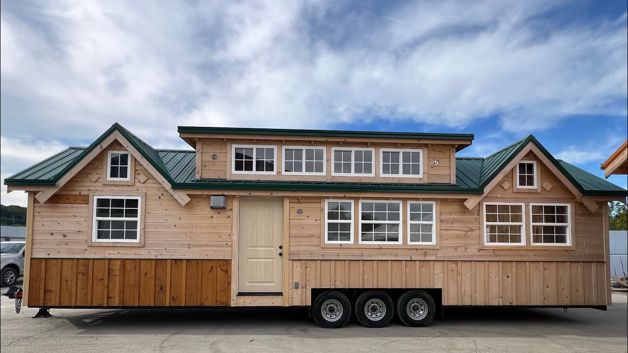 Custom Floor Plan Amish Built All Wood Incredible (Not so Tiny) Highland - Buy All Wood & SAVE BIG 💰