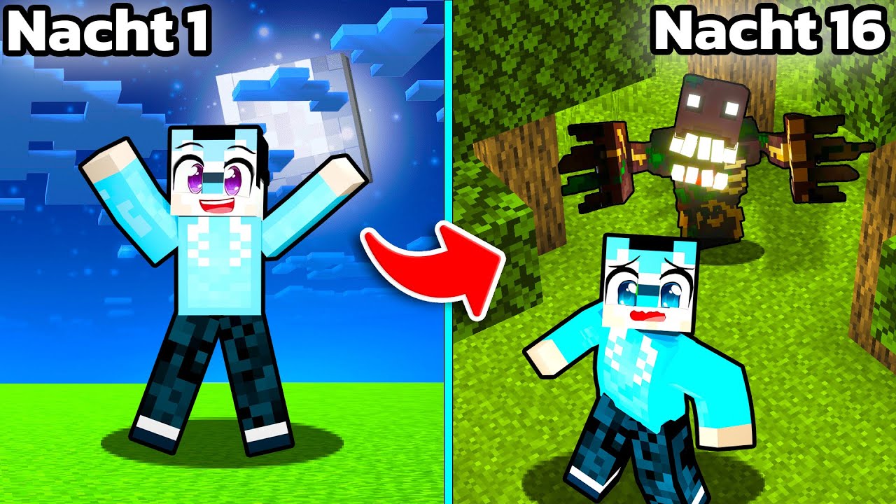 Minecraft, Maar ELKE NACHT Word ENGER!